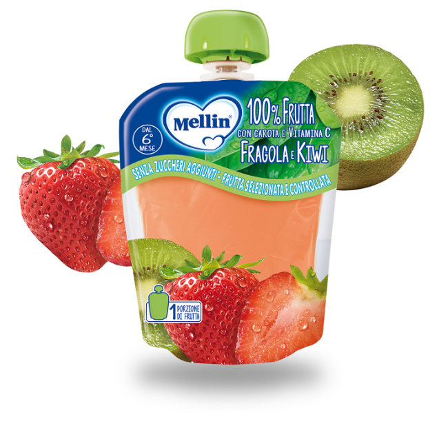 Mellin Pouch Fragola Kiwi 90 G Mellin Pouch Fragola Kiwi 90 G