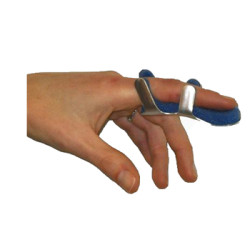 STECCA PER FRATTURA DITA A RANETTA FARMASPLINT MISURA GRANDE IN ALLUMINIO MODELLABILE CON IMBOTTITURA IN SPUGNA POLIURETANICA AN