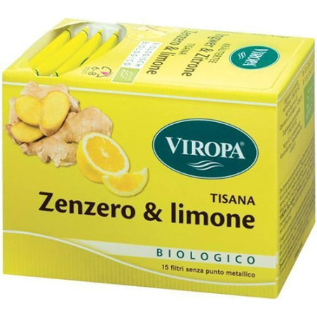 Viropa Zenzero&limone Biologico 15 Filtri Viropa Zenzero&limone Biologico 15 Filtri