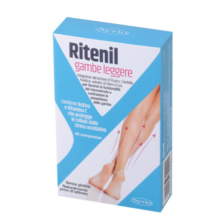 RITENIL GAMBE LEGGERE 40 COMPRESSE RITENIL GAMBE LEGGERE 40 COMPRESSE