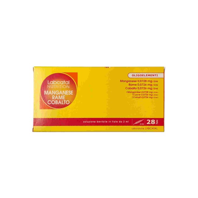 LABCATAL NUTRITION MANGANESE RAME E COBALTO 28 FIALE LABCATAL NUTRITION MANGANESE RAME E COBALTO 28 FIALE