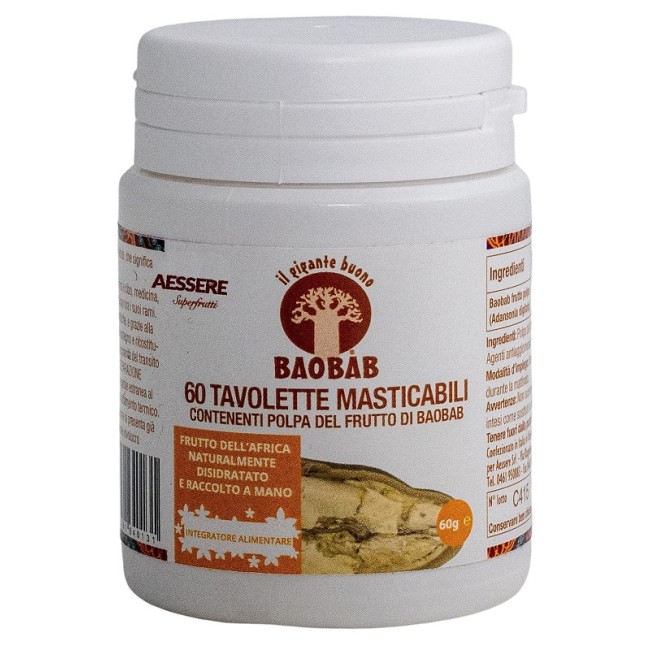 BAOBAB AESSERE 60 TAVOLETTE MASTICABILI BAOBAB AESSERE 60 TAVOLETTE MASTICABILI