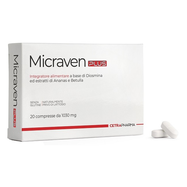MICRAVEN PLUS 20 COMPRESSE DA 1030 MG MICRAVEN PLUS 20 COMPRESSE DA 1030 MG