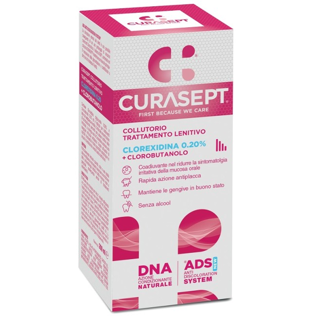 CURASEPT COLLUTORIO ADS DNA TRATTAMENTO LENITIVO 200 ML CURASEPT COLLUTORIO ADS DNA TRATTAMENTO LENITIVO 200 ML