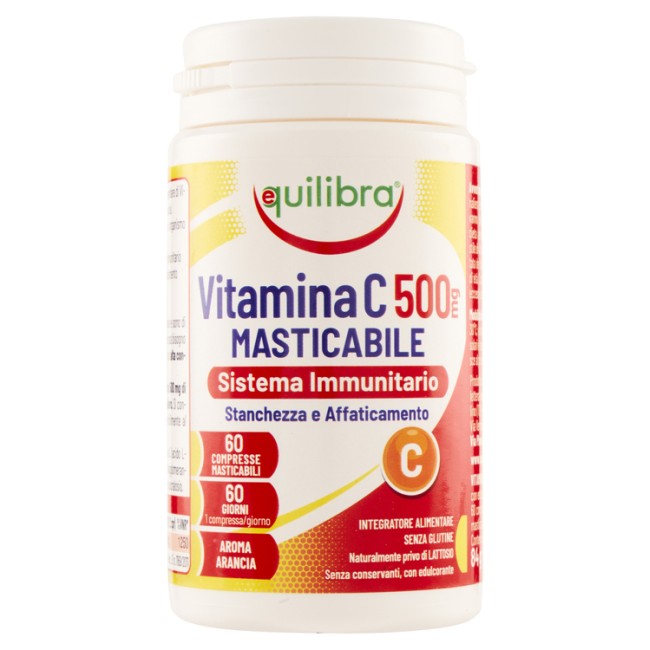 VITAMINA C 500MG MASTICABILE SISTEMA IMMUNITARIO 60 COMPRESSE VITAMINA C 500MG MASTICABILE SISTEMA IMMUNITARIO 60 COMPRESSE
