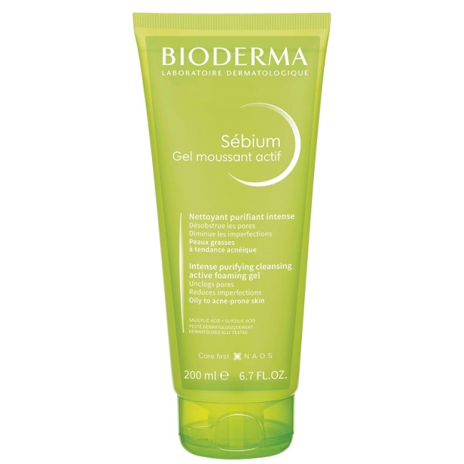 SEBIUM GEL MOUSSANT ACTIF 200 ML SEBIUM GEL MOUSSANT ACTIF 200 ML