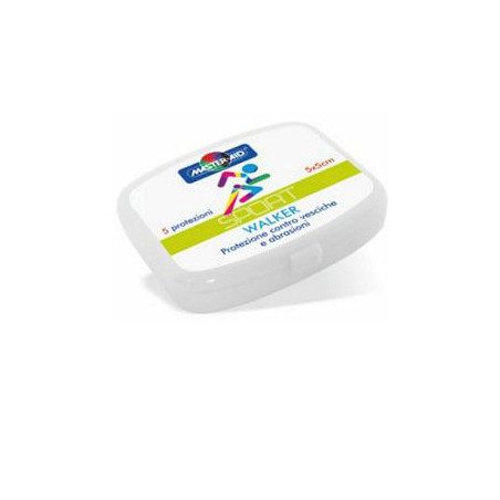 PROTEZIONE TALLONE VESCICHE E ABRASIONI MASTER-AID SPORT WALKER 5X5 5 PEZZI