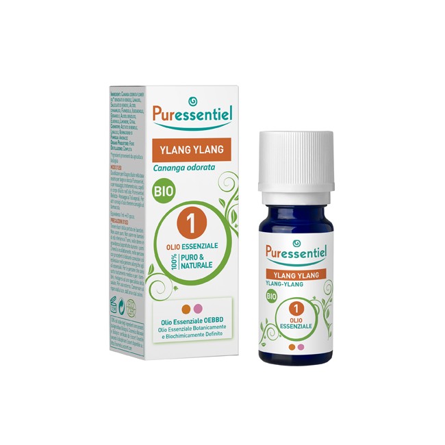 PURESSENTIEL OLIO ESSENZIALE YLANG YLANG BIO 5 ML PURESSENTIEL OLIO ESSENZIALE YLANG YLANG BIO 5 ML