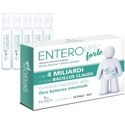 Enterolife Forte 4 Miliardi Integratore Di Probiotici 10 Flaconi