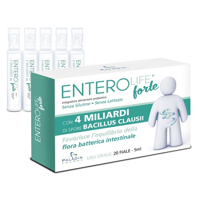 ENTEROLIFE FORTE 4 MILIARDI 20 FIALE DA 5 ML ENTEROLIFE FORTE 4 MILIARDI 20 FIALE DA 5 ML