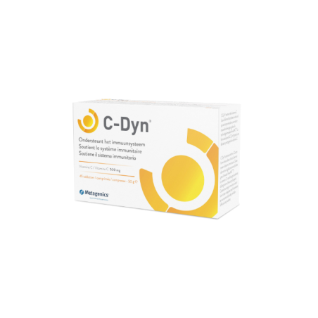 Confezione da 45 compresse di C-Dyn, integratore per sistema immunitario.