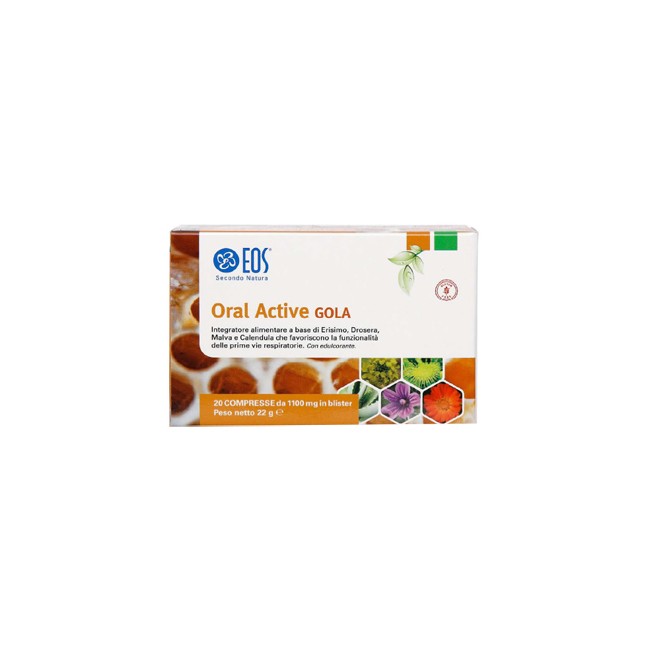 EOS ORAL ACTIVE GOLA 20 COMPRESSE EOS ORAL ACTIVE GOLA 20 COMPRESSE