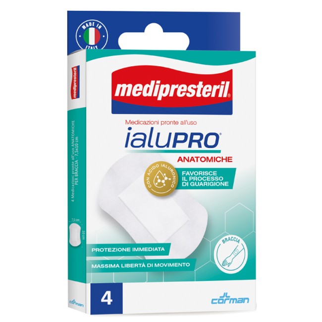 MEDIPRESTERIL IALUPRO BRACCIA 7,5X10 CM 4 PEZZI MEDIPRESTERIL IALUPRO BRACCIA 7,5X10 CM 4 PEZZI