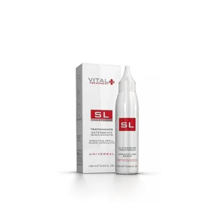 Flacone da 100 ml di Vital Plus  Trattamento Detergente Capelli e Cuoio Capelluto