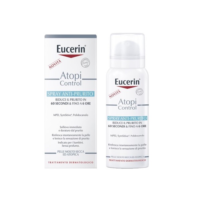 Flacone spray da 50 ml di Eucerin Atopicontrol Spray Lenitivo Flacone spray da 50 ml di Eucerin Atopicontrol Spray Lenitivo