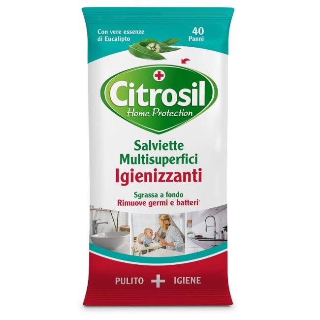Citrosil Salviette Igienizzanti Eucalipto 40 Pezzi Citrosil Salviette Igienizzanti Eucalipto 40 Pezzi