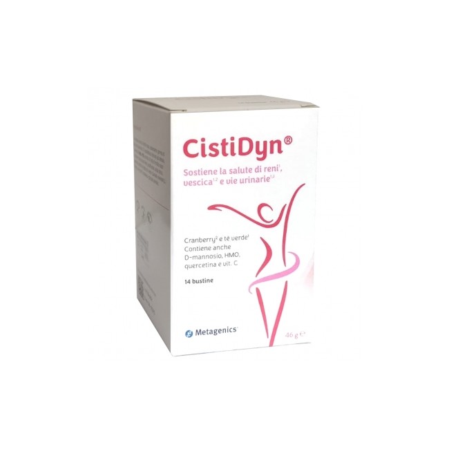 Confezione da 14 bustine di Metagenics Cistidyn per il benessere delle vie urinarie Confezione da 14 bustine di Metagenics Cistidyn per il benessere delle vie urinarie