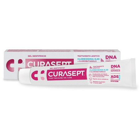 CURASEPT GEL DENTIFRICIO ADS DNA TRATTAMENTO LENITIVO 75 ML CURASEPT GEL DENTIFRICIO ADS DNA TRATTAMENTO LENITIVO 75 ML