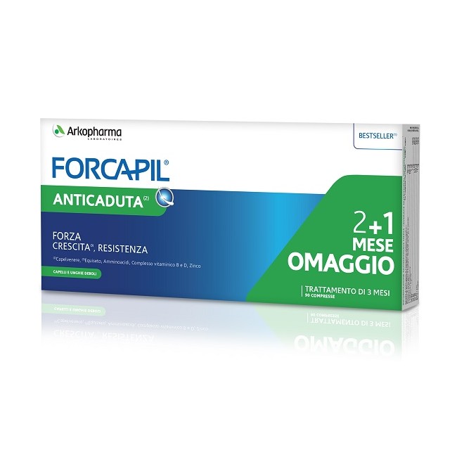 FORCAPIL ANTICADUTA 90CPR 2+1 MESE IN OMAGGIO FORCAPIL ANTICADUTA 90CPR 2+1 MESE IN OMAGGIO