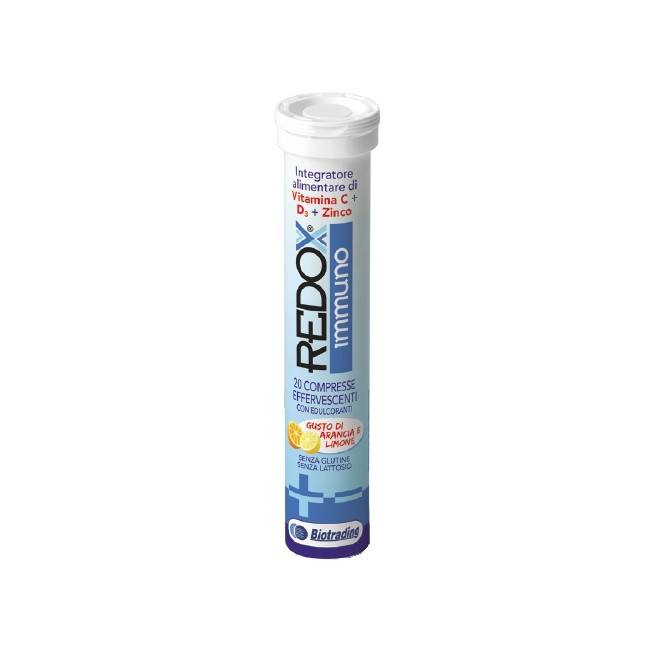REDOX IMMUNO EFFERVESCENTE 20 COMPRESSE GUSTO ARANCIA E LIMONE REDOX IMMUNO EFFERVESCENTE 20 COMPRESSE GUSTO ARANCIA E LIMONE