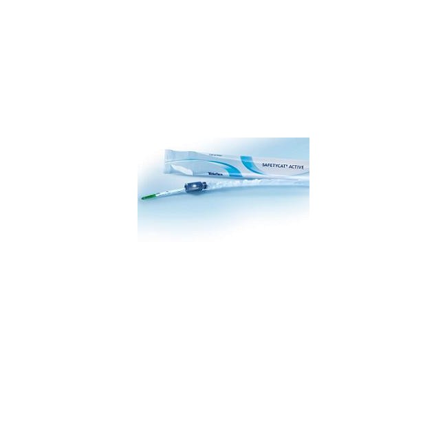 CATETERE VESCICALE AUTOLUBRIFICATO SAFETYCAT ACTIVE ERGOTHAN 30 CM CH 08 CATETERE VESCICALE AUTOLUBRIFICATO SAFETYCAT ACTIVE ERGOTHAN 30 CM CH 08