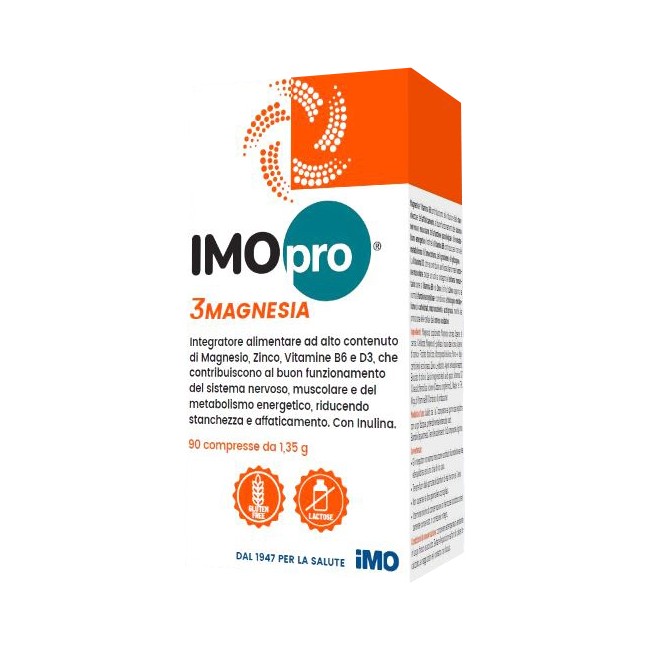 IMOPRO 3 MAGNESIA 90 COMPRESSE IMOPRO 3 MAGNESIA 90 COMPRESSE