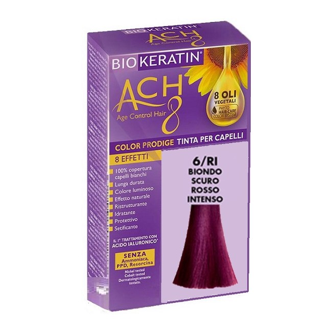 BIOKERATIN ACH8 COLOR PRODIGE 6/RI BIONDO SCURO ROSSO INTENSO BIOKERATIN ACH8 COLOR PRODIGE 6/RI BIONDO SCURO ROSSO INTENSO