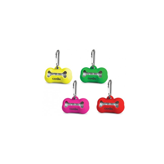 DISPENSER SILICONE C/1X20 SACCHETTI ROSSO