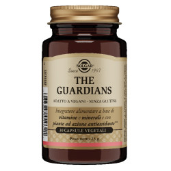 Barattolo da 30 capsule di Solgar The Guardians, integratore antiossidante e anti invecchiamento.