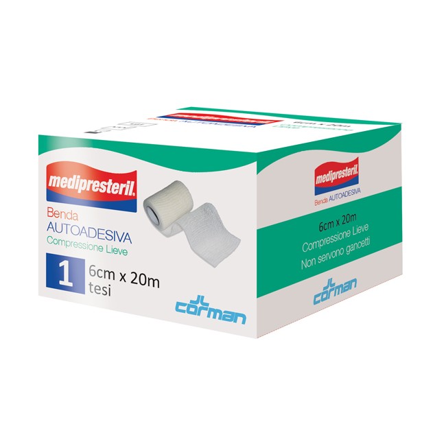 MEDIPRESTERIL BENDA AUTOADESIVA 6X2000 CM 1 PEZZO MEDIPRESTERIL BENDA AUTOADESIVA 6X2000 CM 1 PEZZO