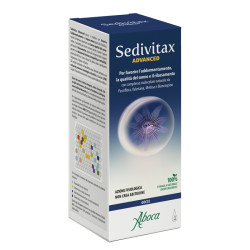 Flacone da 75 ml di Aboca Sedivatax Advanced, integratore contro ansia, agitazione e insonnia.