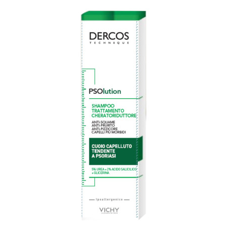 Flacone da 200 ml di Vichy Dercos Shampoo Psolution Shampoo Trattamento per Psoriasi Flacone da 200 ml di Vichy Dercos Shampoo Psolution Shampoo Trattamento per Psoriasi