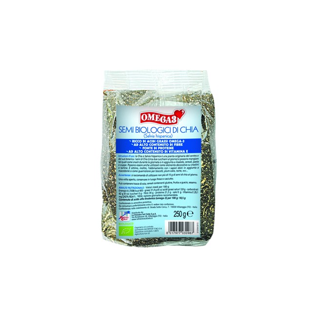 FSC OMEGA 3 SEMI DI CHIA BIO AD ALTO CONTENUTO DI FIBRA 250 G FSC OMEGA 3 SEMI DI CHIA BIO AD ALTO CONTENUTO DI FIBRA 250 G