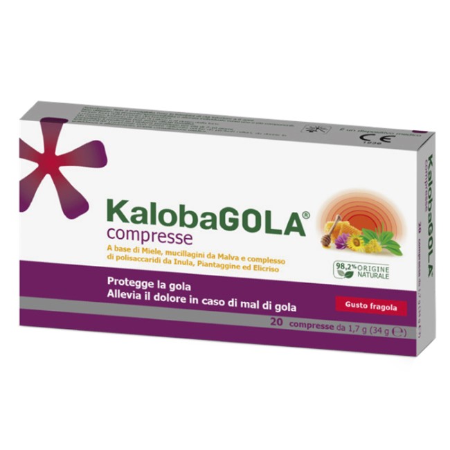 KALOBAGOLA 20 COMPRESSE FRAGOLA KALOBAGOLA 20 COMPRESSE FRAGOLA