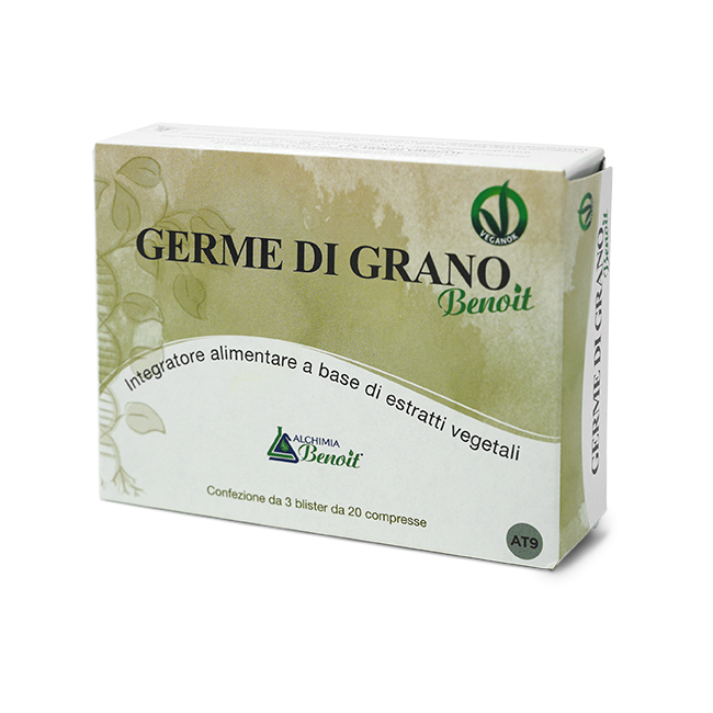 GERME DI GRANO BENOIT 60 COMPRESSE DA 500 MG GERME DI GRANO BENOIT 60 COMPRESSE DA 500 MG