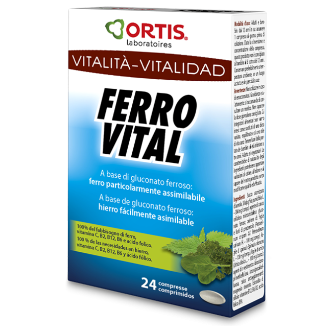 FERRO VITAL PLUS 24 COMPRESSE FERRO VITAL PLUS 24 COMPRESSE
