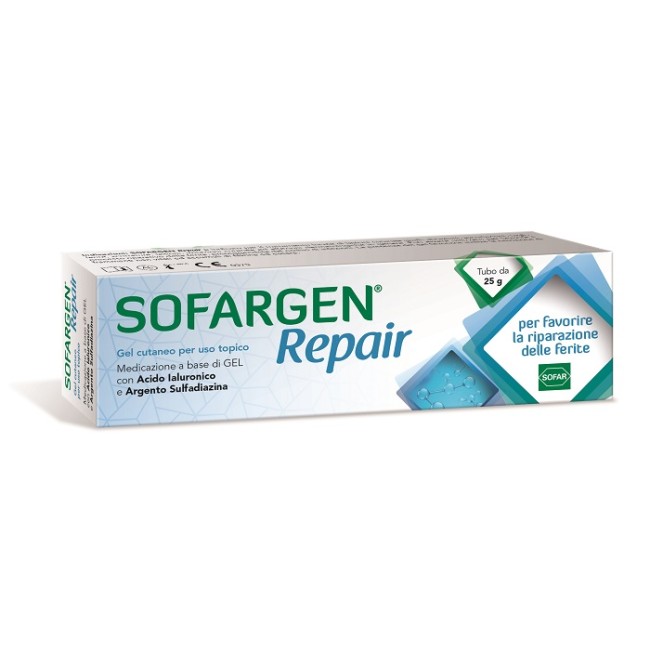 MEDICAZIONE SOFARGEN GEL ACIDO IALURONICO E ARGENTO SULFADIAZINA TUBETTO 25 G MEDICAZIONE SOFARGEN GEL ACIDO IALURONICO E ARGENTO SULFADIAZINA TUBETTO 25 G