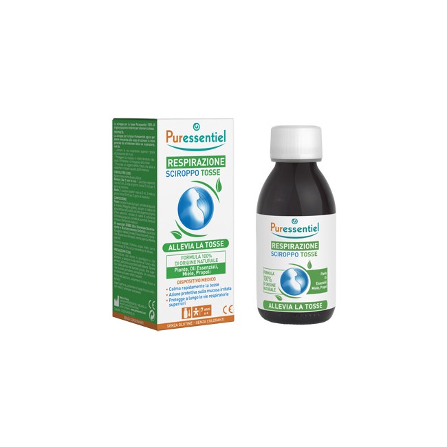 PURESSENTIEL SCIROPPO TOSSE RESPIRAZIONE DISPOSITIVO MEDICO 125 ML PURESSENTIEL SCIROPPO TOSSE RESPIRAZIONE DISPOSITIVO MEDICO 125 ML