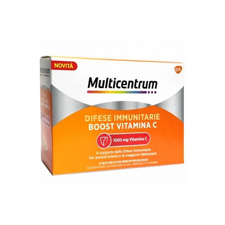 Multicentrum Difese Immunitarie Boost Vitamina C 28 Bustine Multicentrum Difese Immunitarie Boost Vitamina C 28 Bustine
