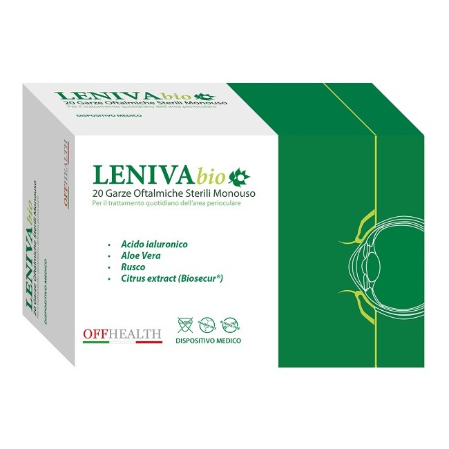 GARZE OFTALMICHE LENIVA BIOSECUR 20 PEZZI GARZE OFTALMICHE LENIVA BIOSECUR 20 PEZZI