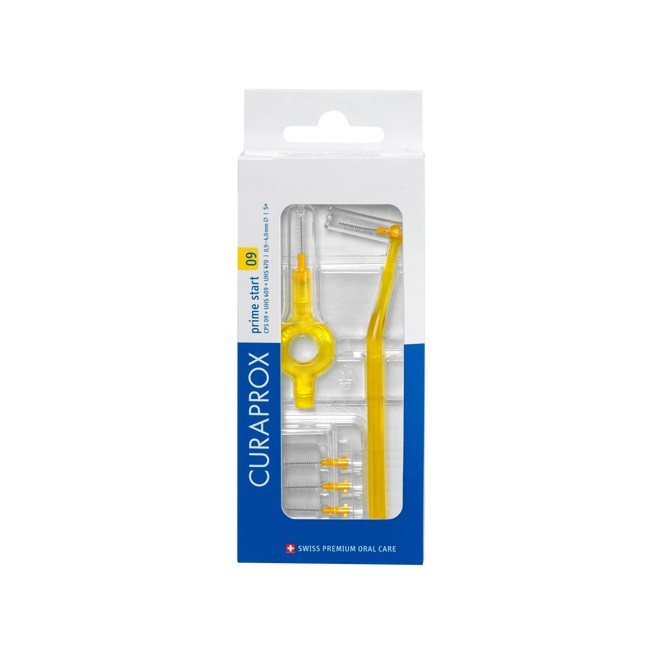 Curaprox Capsule 09 Scovolino Prime Start 09 Yellow 5 Pezzi Curaprox Capsule 09 Scovolino Prime Start 09 Yellow 5 Pezzi