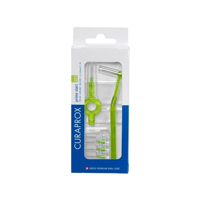 Curaprox Capsule 011 Scovolino Prime Start 011 Lime Green 5 Pezzi