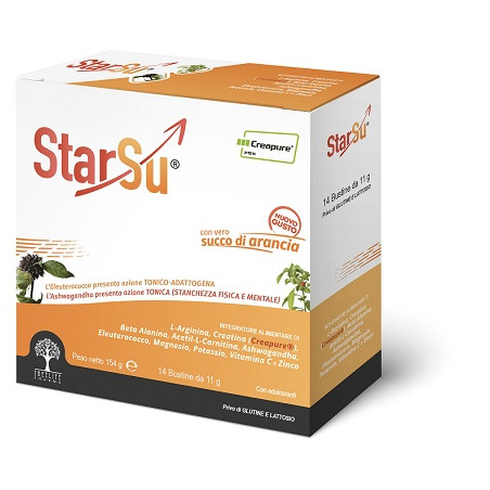 Confezione da 14 bustine di Starsù Integratore Energizzante Tonico-Adattogeno.