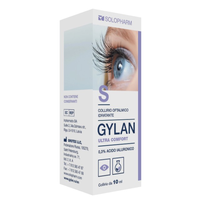 GYLAN ULTRA COMFORT GOCCE OFTALMICHE 10 ML GYLAN ULTRA COMFORT GOCCE OFTALMICHE 10 ML