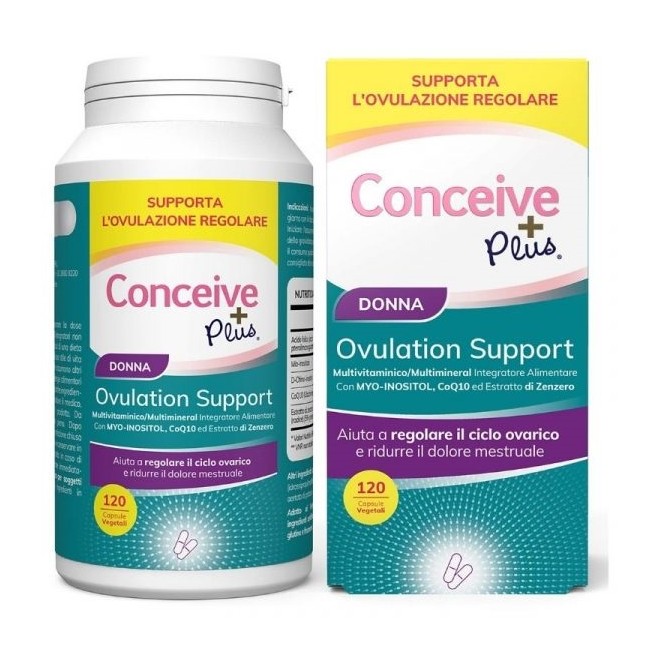 CONCEIVE PLUS SUPPORTO PER OVULAZIONE FEMMINILE 120 CAPSULE CONCEIVE PLUS SUPPORTO PER OVULAZIONE FEMMINILE 120 CAPSULE