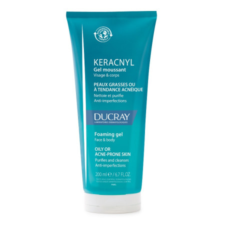 Ducray Keracnyl Gel Detergente Per Pelle A Tendenza Acneica 200 Ml