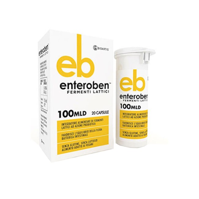 ENTEROBEN 100MLD 20 CAPSULE VEGETALI ENTEROBEN 100MLD 20 CAPSULE VEGETALI
