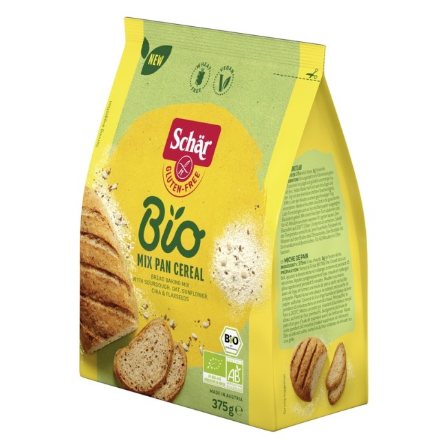 SCHAR BIO MIX PAN CEREAL 10 PEZZI DA 37,5 G SCHAR BIO MIX PAN CEREAL 10 PEZZI DA 37,5 G