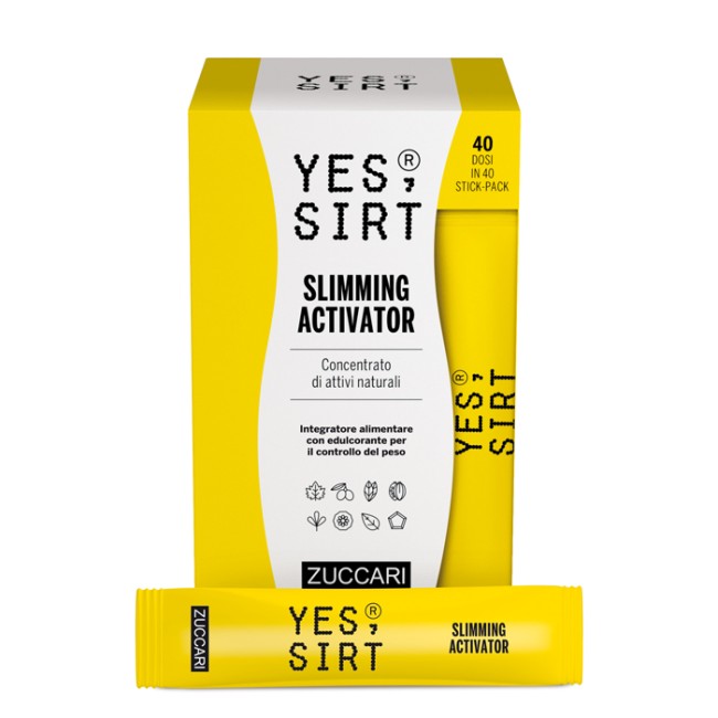 YES SIRT SLIMMING ACTIVATOR 40 STICKPACK DA 2,5 G YES SIRT SLIMMING ACTIVATOR 40 STICKPACK DA 2,5 G