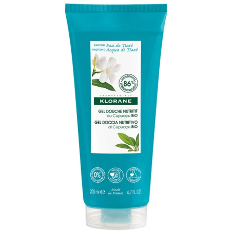 Tubo da 200 ml di Klorane Gel Doccia Eau de Tiarè Tubo da 200 ml di Klorane Gel Doccia Eau de Tiarè